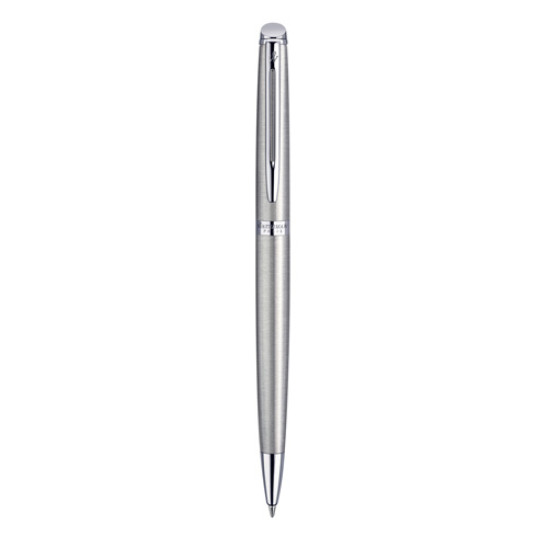 Waterman HÃ©misphÃ¨re Essential Ballpen in white-and-chrome