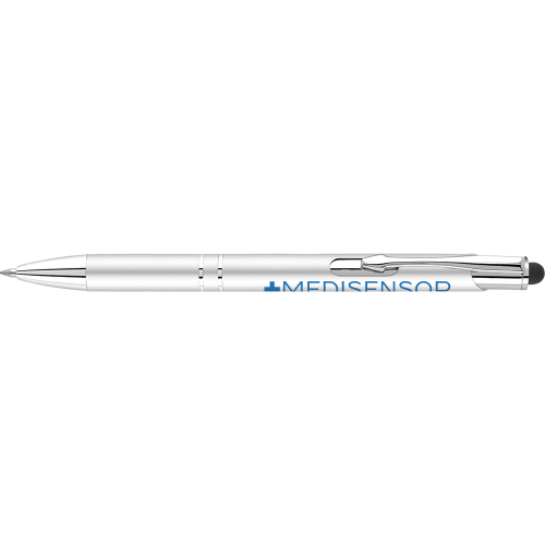 Electra-I Classic Ballpen (Laser Engraved 360) in silver