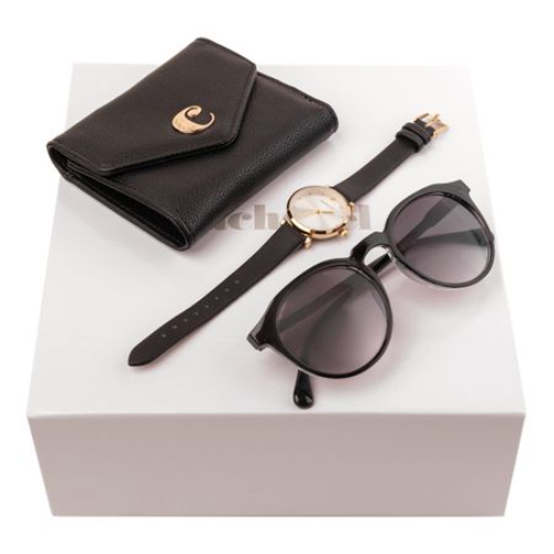 Set Cacharel Black (lady Purse, Watch & Sunglasses)