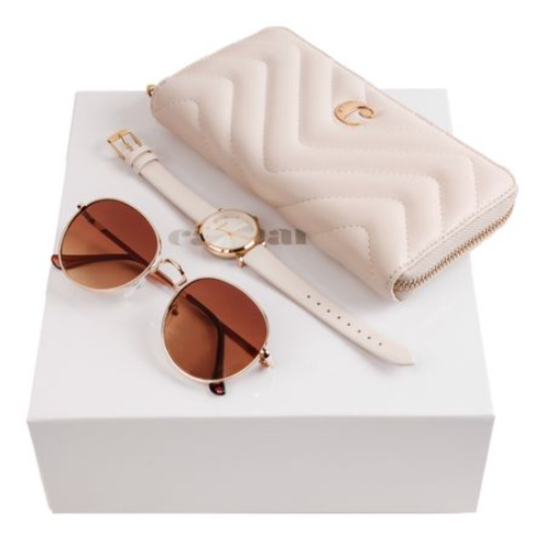 Set Cacharel (travel Purse, Watch & Sunglasses)