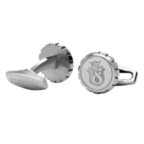 Cufflinks Button Shinny Chrome