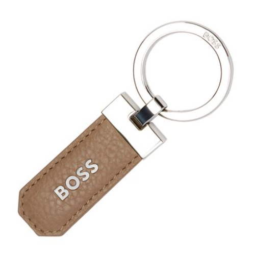 Key Ring Classic Grained Camel