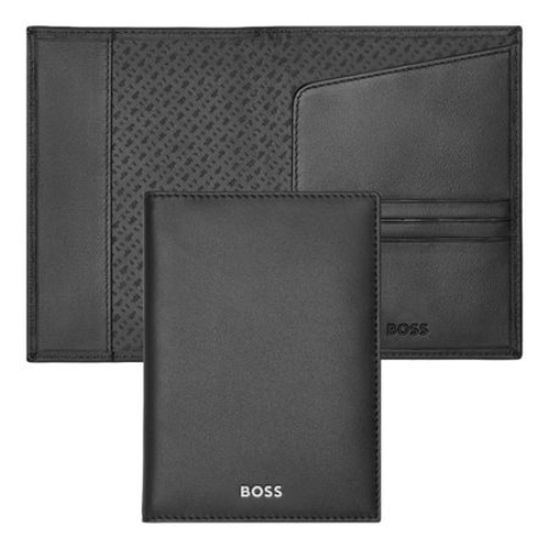 Passport Holder Classic Smooth Black