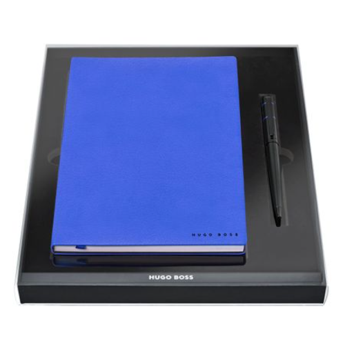 Set HUGO BOSS Blue (ballpoint Pen & Note Pad A5)