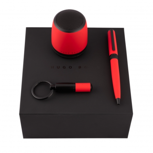 Set Gear Matrix Red (ballpoint Pen, Key Ring & Speaker)