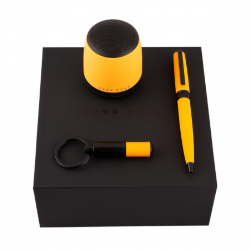 Set Gear Matrix Yellow (ballpoint Pen, Key Ring & Speaker)