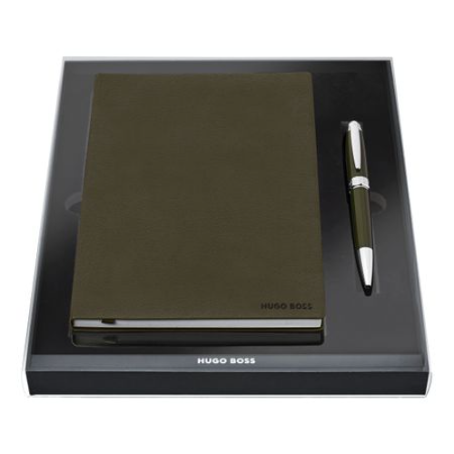 Set HUGO BOSS (ballpoint Pen & Note Pad A5)