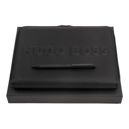 Set HUGO BOSS Black (ballpoint Pen & Conference Folder A5)