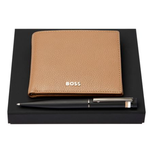 Set HUGO BOSS (ballpoint Pen & Money Wallet)