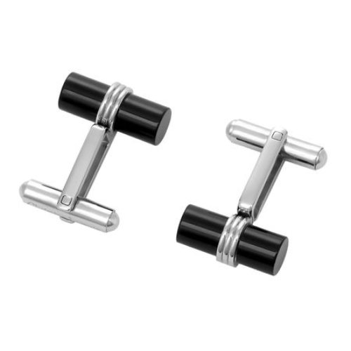 Cufflinks Whiteline Black