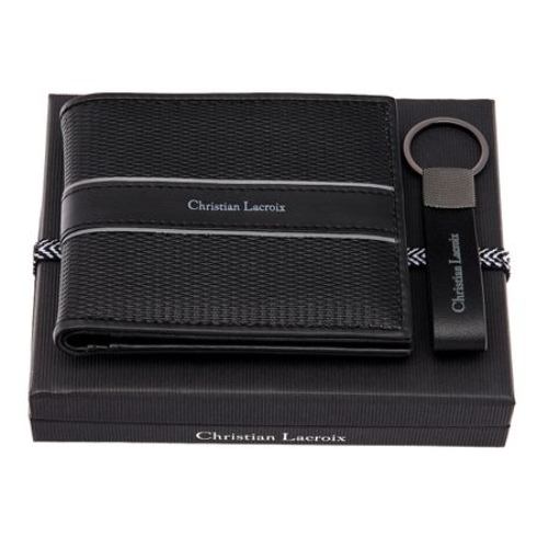 Set Caprio Black (key Ring & Wallet)