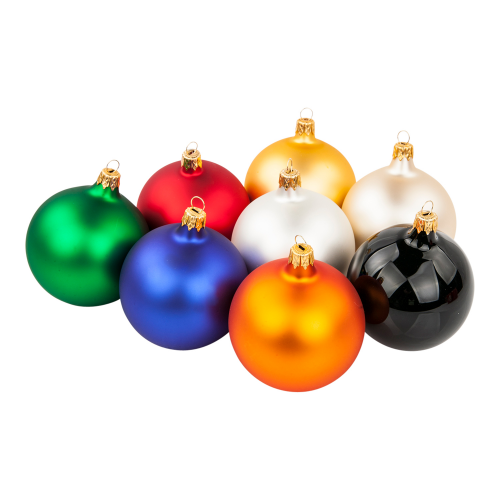Glass Christmas Baubles in 