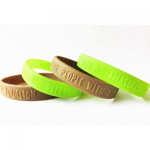 Embossed Silicon Wristbands