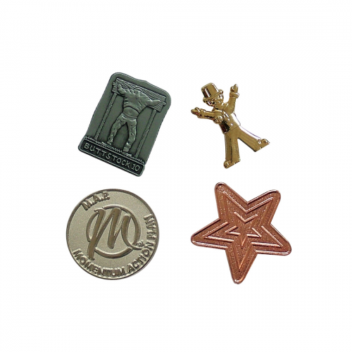 Metal Relief Badges in Silver