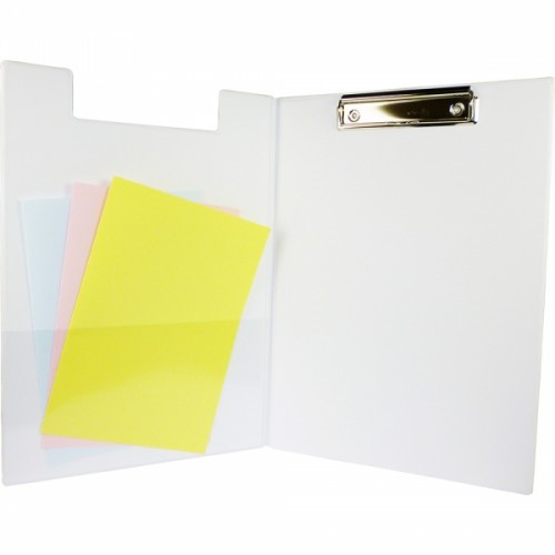 A4 Folder Clipboard (UK Stock: White)