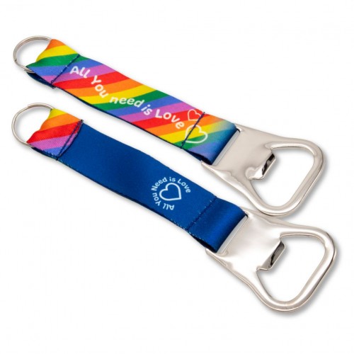 25mm Bottle Opener Strap Keyring