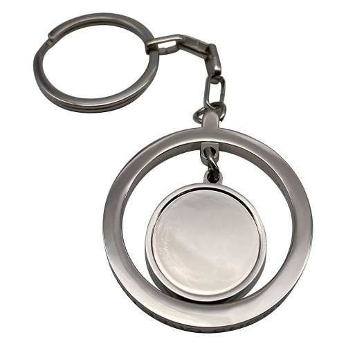 Christmas Charm Keyring with Outer Ring (UK Stock)