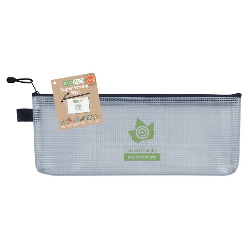 Eco-Eco 95% Recycled Super Strong Bag (UK Stock: Long Pencil Case)