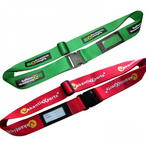 Luggage Strap With Plastic Buckle & Adjuster (Dye Sublimation)