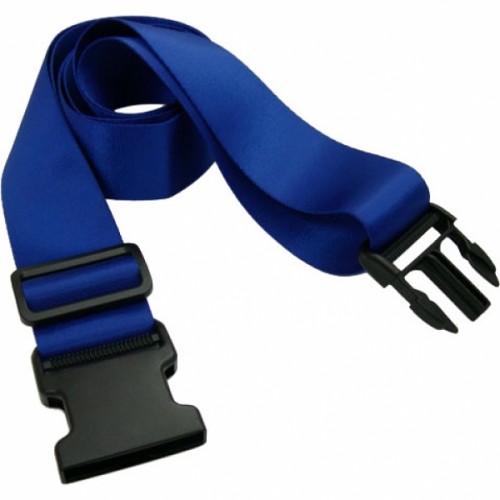 Printed Luggage Strap With Plastic Buckle & Adjuster (Screen Print)