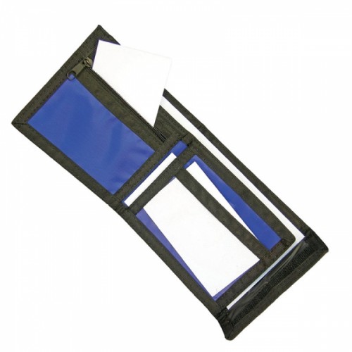 Nylon Ripper Wallet (UK Stock: Royal Blue)