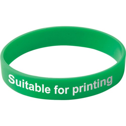 Adult Silicone Wristband (UK Stock: Green)