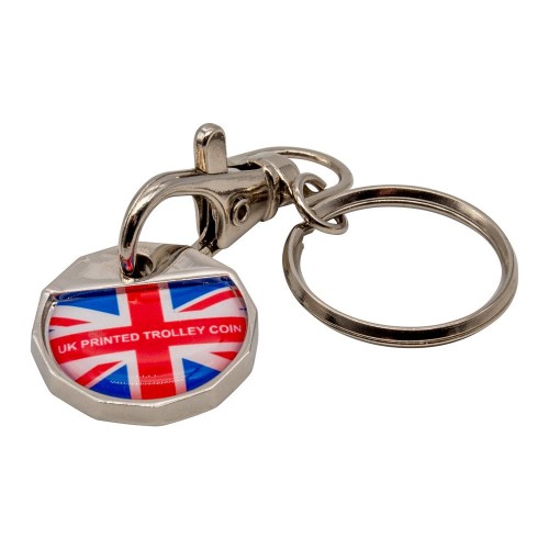 Trolley Coin Keyring