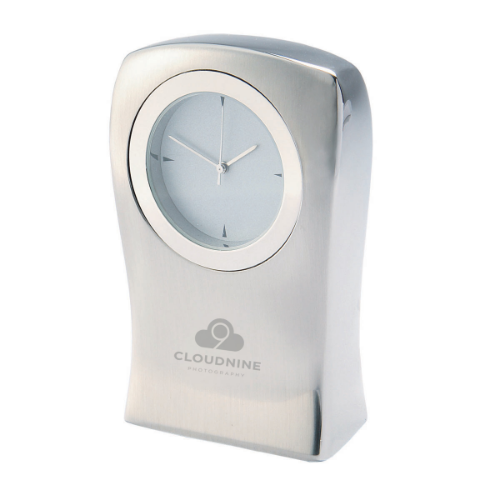 Torso Clock - Silver/Silver