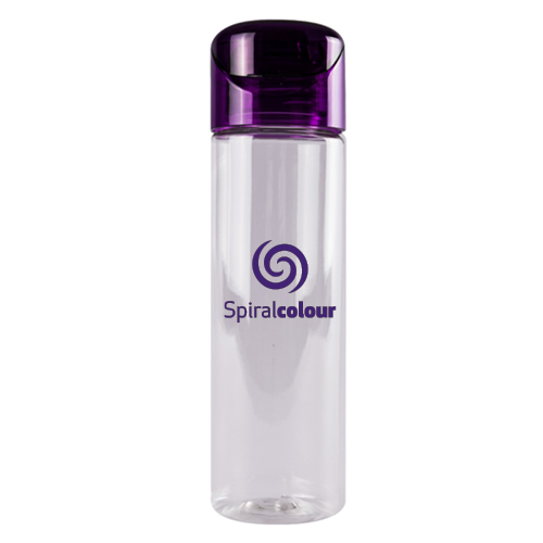 Triton Water Bottle Clear/Purple