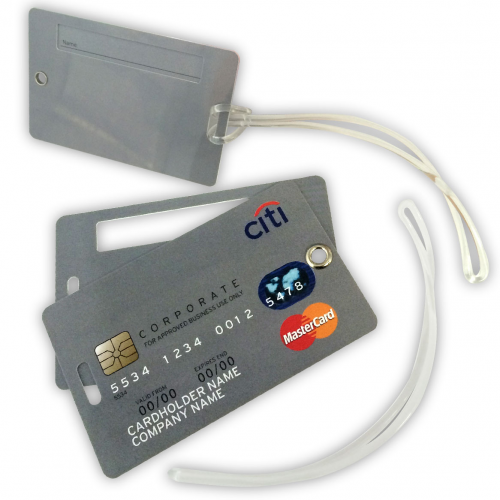 Luggage Tag - Credit Card Style - 2 Cards