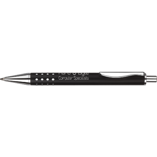 Techno Metal Ballpen (With Box FB01) in silver