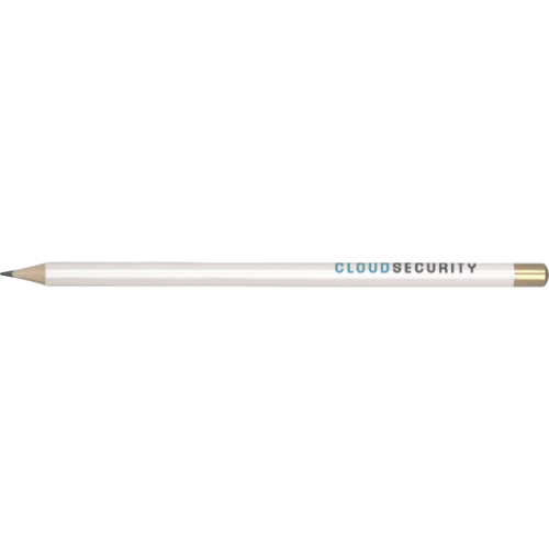 WP - TRISIDE - No Eraser - Barrel (Triangular With Domed End )(Full Colour Print) in white