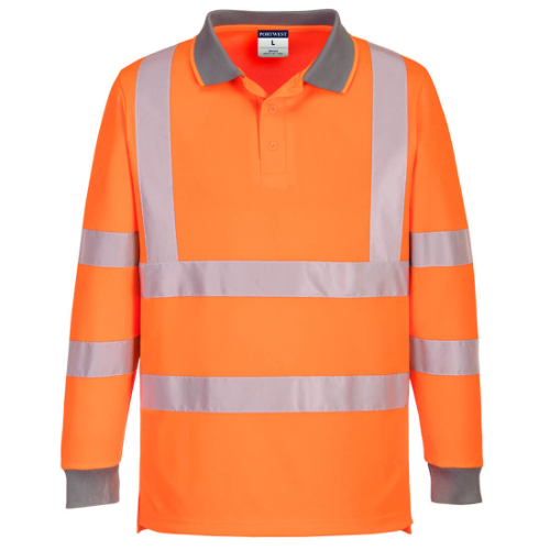 Eco Hi-Vis Polo Shirt L/S (6 Pack)