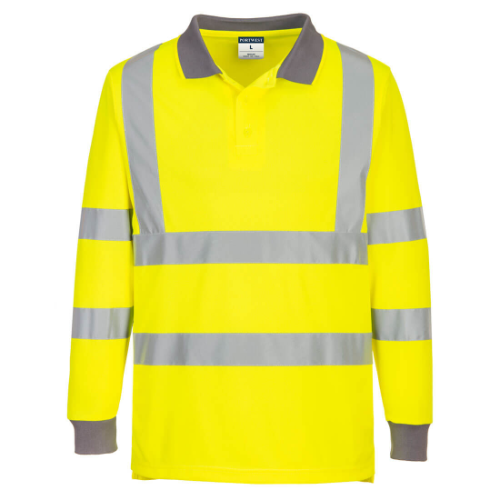 Eco Hi-Vis Polo Shirt L/S (6 Pack)