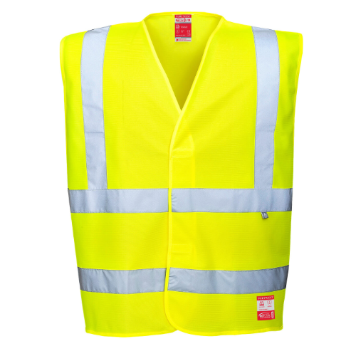 Hi-Vis Anti Static Vest - Flame Resistant