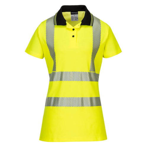 Hi-Vis Women's Cotton Comfort Pro Polo Shirt S/S