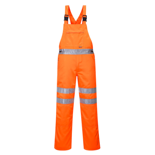 Hi-Vis Polycotton Service Bib And Brace