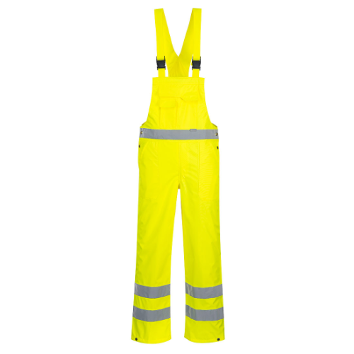 Hi-Vis Breathable Rain Bib And Brace