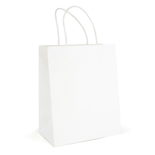Brunswick Medium White Paper Bag in 