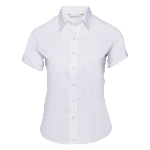 Women'S Short Sleeve Classic Twill Shirt