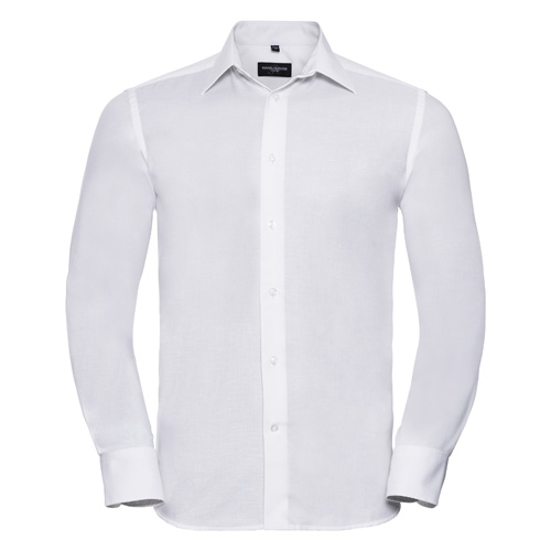 Long Sleeved Easycare Tailored Oxford Shirt