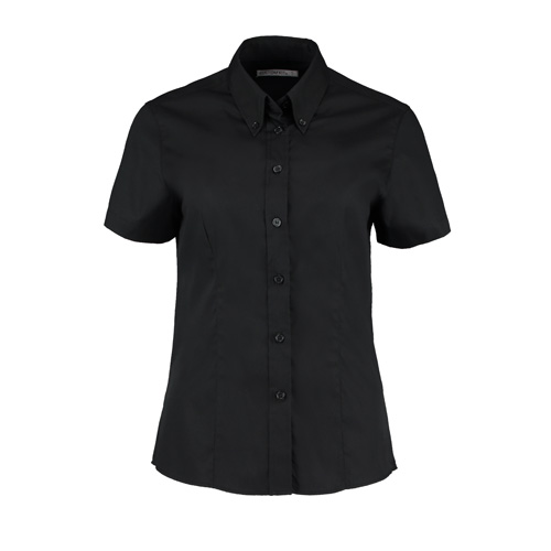 Women'S Corporate Oxford Blouse Short Sleeved
