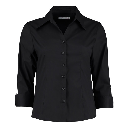 Women'S Corporate Oxford Shirt ¾ Sleeved