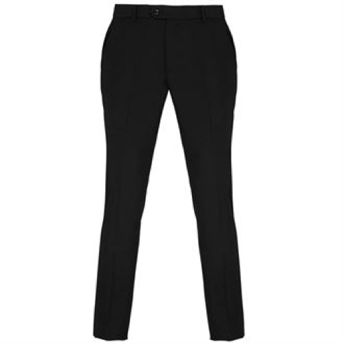 Slim Fit Polyester Trousers