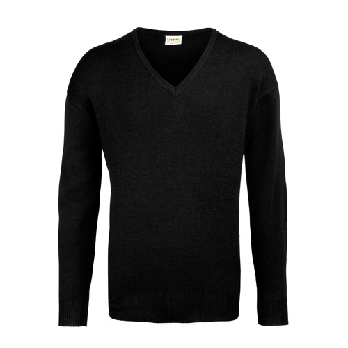 V-Neck Arcylic Wool Sweater