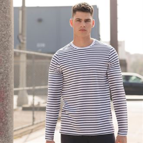 Unisex Long-Sleeved Striped T