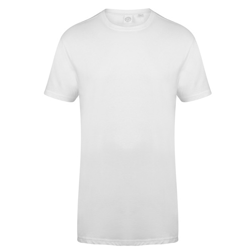 Longline T-Shirt With Dipped Hem