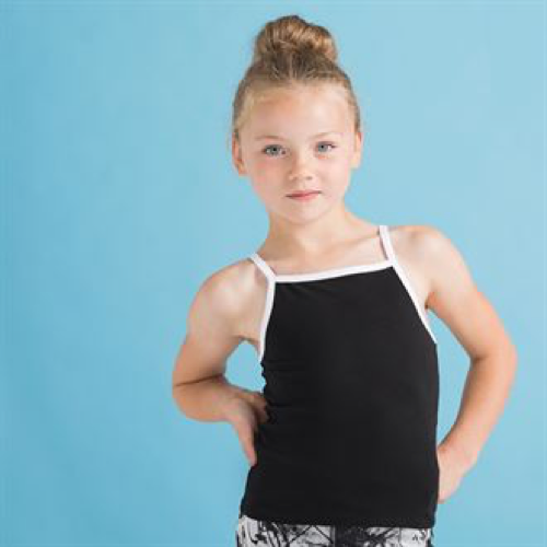 Kids Feel-Good Stretch Contrast Strappy Vest