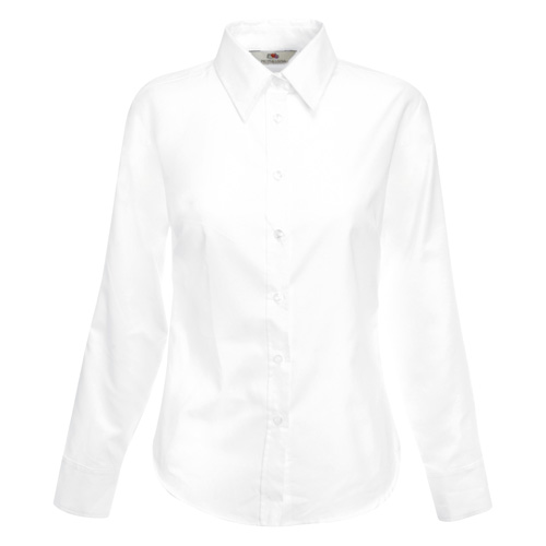 Lady-Fit Oxford Long Sleeve Shirt