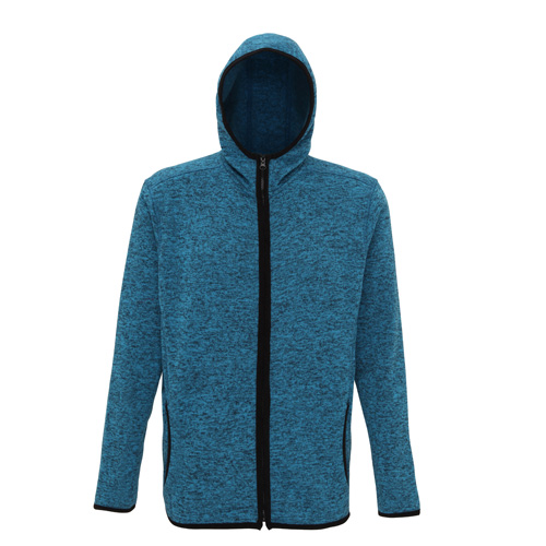 Melange Knit Fleece Jacket